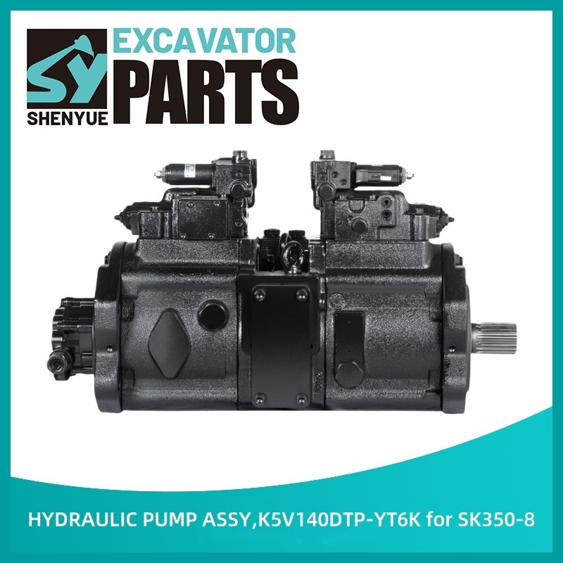 Hydraulic pump assembly K5V140DTP-YT6K for Kobelco SK350-8 excavator