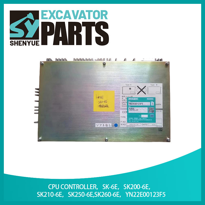 CPU controller YN22E00123F5 for Kobelco SK200-6E SK250-6E SK350-6E SK450-6E excavators, plug and play