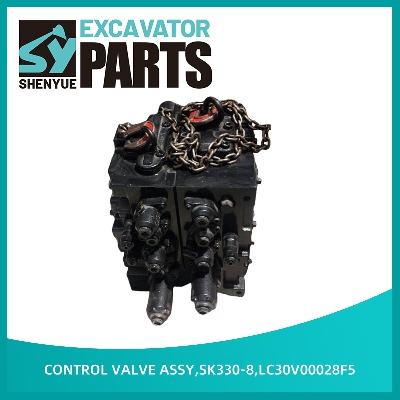 Control valve assembly LC30V00028F5 for Kobelco SK330-8 SK350LC-8 SK380D-8 excavators