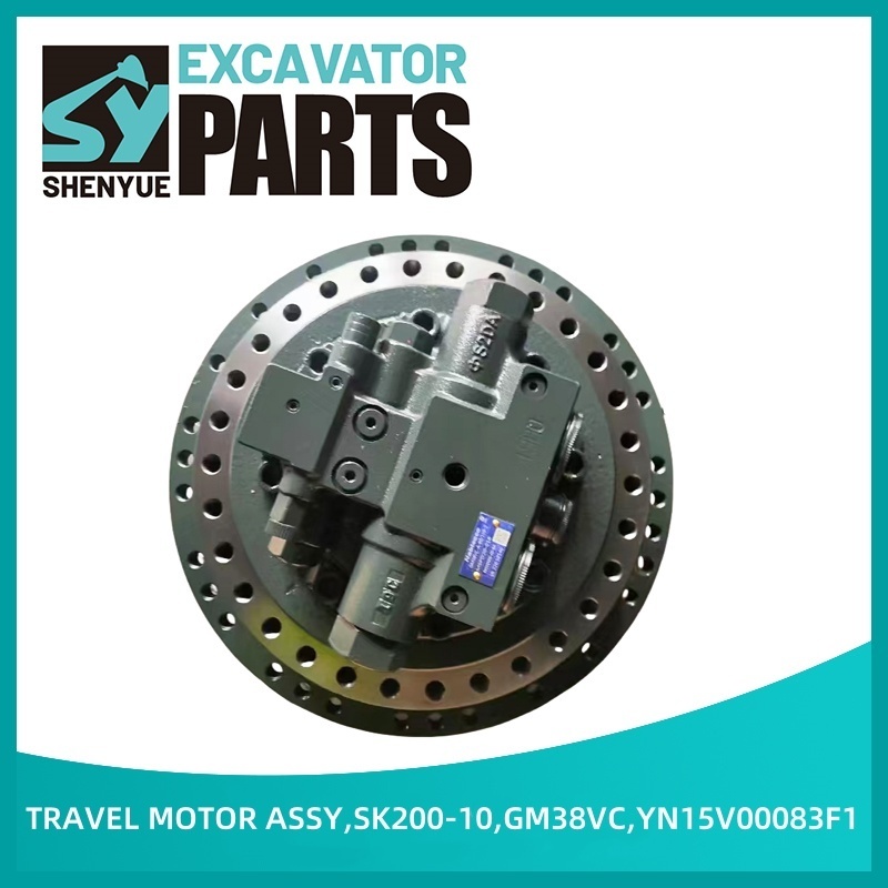 GM38VC travel motor assembly YN15V00083F1 for Kobelco SK200-10 SK220XD-10 SK220XDLC-10 excavators